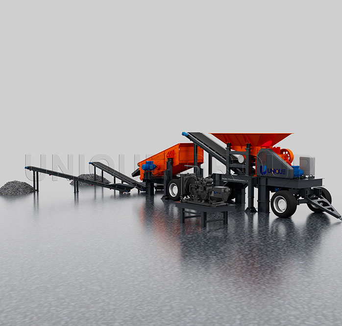 30tph Mobile Diesel Jaw Crusher Plant